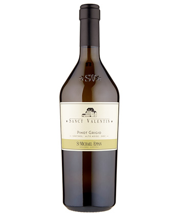 Cantina St. Michael-Eppan 'Sanct Valentin' Pinot Grigio 2022 est l'un des meilleurs vins blancs d'Alto Adige d'Italie. 