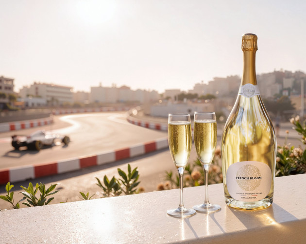F1 s'associe à Moët Hennessy 0% scintillant French Bloom
