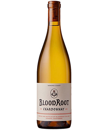 BloodRoot Sonoma Coast Chardonnay 2023 est l'un des meilleurs chardonnays californiens à moins de 50 $. 