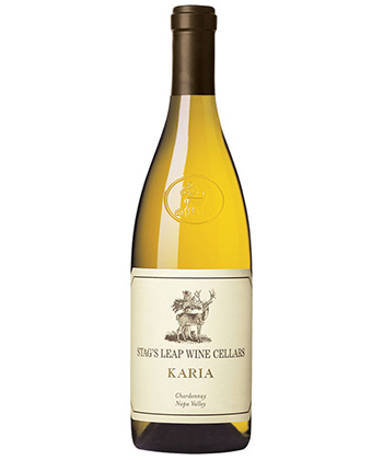 Le Chardonnay 'Karia' 2021 de Stag's Leap Wine Cellars est l'un des meilleurs chardonnays californiens à moins de 50 $. 