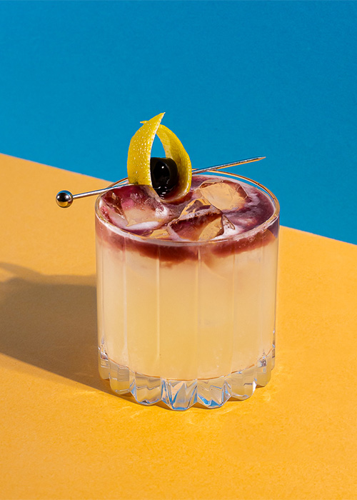 Le New York Sour est un cocktail à boire en regardant les Jeux olympiques d'hiver cette année.