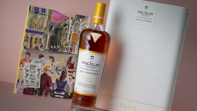 Le nouveau whisky Macallan's Tribute to Paris a été partiellement vieilli en fûts de bourbon et de cognac