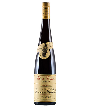 Le Domaine Weinbach Clos des Capucins Alsace Pinot Noir 2023 est l'un des meilleurs Pinots Noirs d'Alsace.