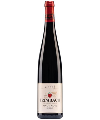 Trimbach Alsace Pinot Noir Réserve 2022 est l'un des meilleurs Pinots Noirs d'Alsace.