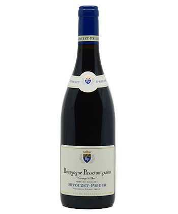 Bitouzet-Prieur Bourgogne Passetoutgrains 'Grange le Duc' est l'un des meilleurs Bourgognes rouges qui n'est pas le Pinot Noir.