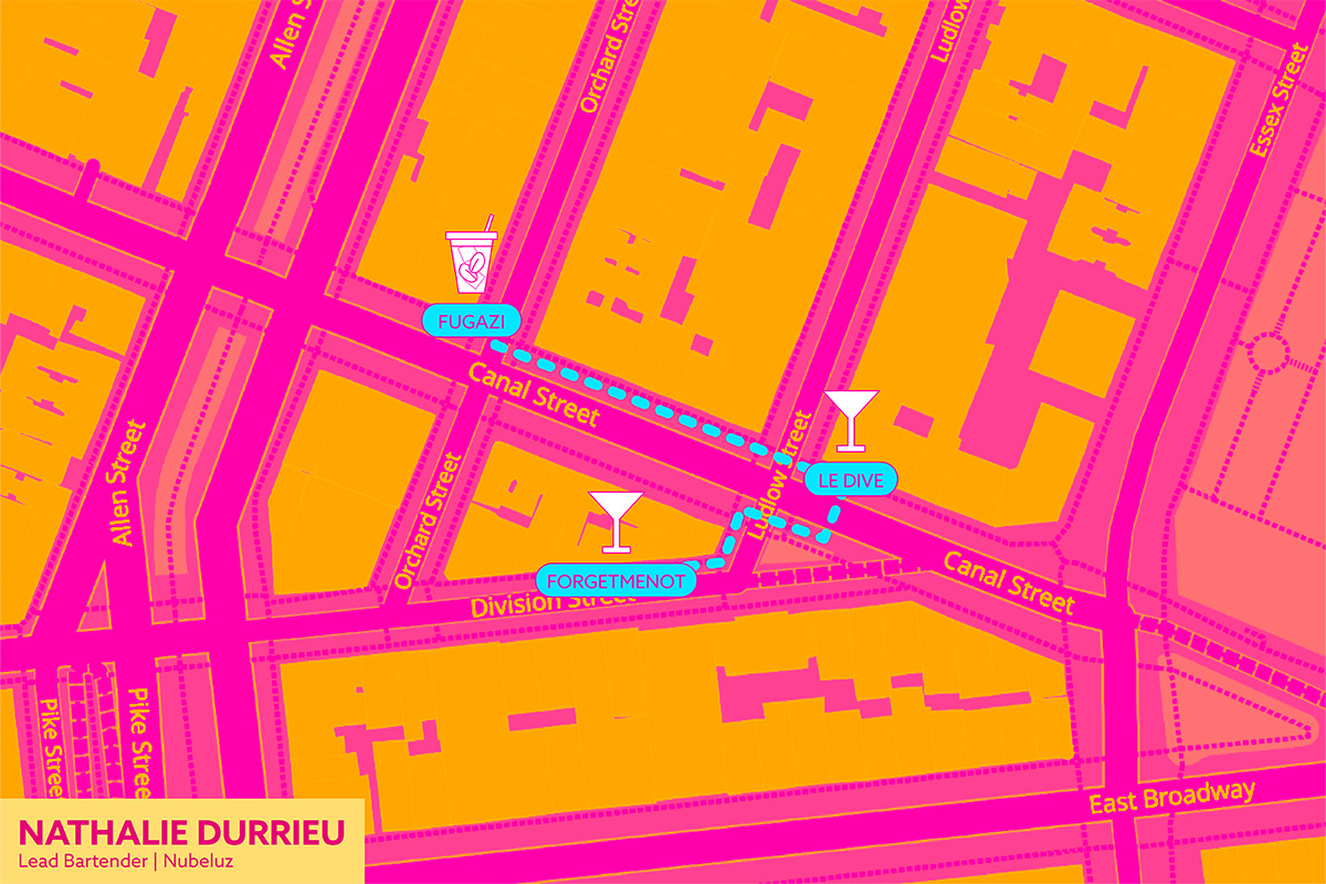 La tournée des bars du Lower East Side de Nathalie Durrieu.