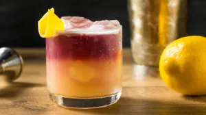 whisky de seigle aigre de new york vin rouge citron