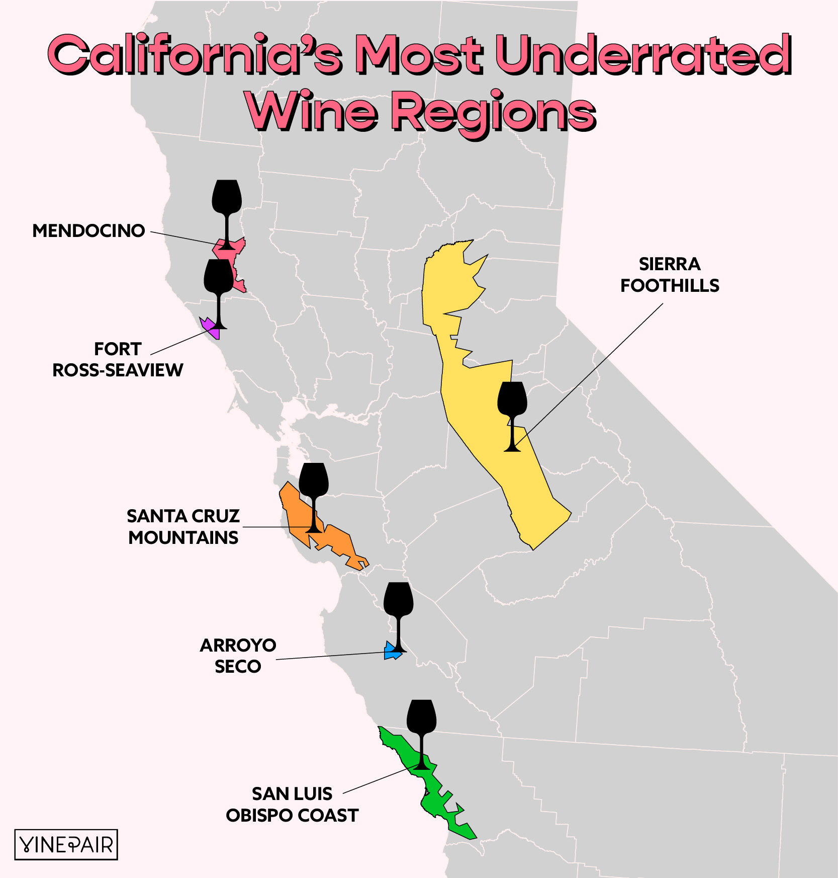 Tout le monde connaît Napa et Sonoma, mais la Californie offre une multitude de régions viticoles sous-estimées.