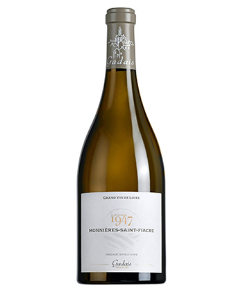 Le Domaine Gadais Muscadet Sèvre et Maine Monnières-Saint-Fiacre 'Plantation 1947' 2020 est l'un des meilleurs cru Muscadet du Val de Loire.