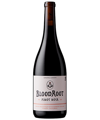 BloodRoot Sonoma County Pinot Noir 2023 est l'un des meilleurs pinots noirs de Californie à un prix abordable.