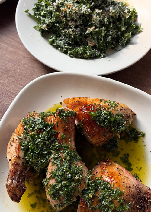 Chez Barbuto, associez le poulet rôti à une Margarita.