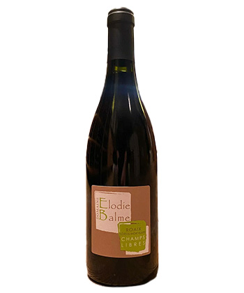 Elodie Balme Côtes du Rhône Villages Roaix 'Champs Libres' est une alternative au Château Rayas.