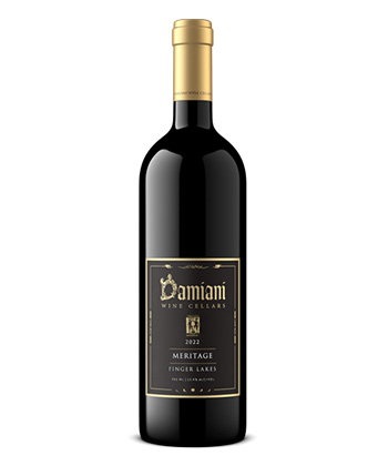 Damiani Wine Cellars Meritage 2022 est l'un des meilleurs assemblages rouges des Finger Lakes de New York.
