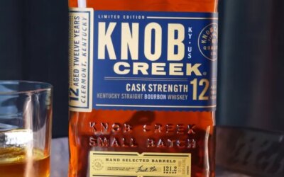 La nouvelle version brute de fût de Knob Creek de son bourbon de 12 ans est là, et elle est excellente