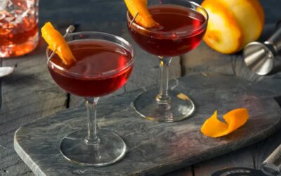Comment faire une crinière d'aiguilles, le Rye Whisky Negroni au bord épineux