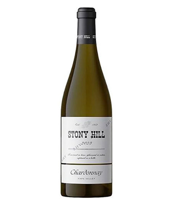 Le Stony Hill Chardonnay est l'un des vins de Napa les plus sous-estimés, selon les sommeliers.