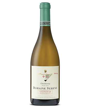 Le Chardonnay 2023 du Domaine Serene 'Evenstad Reserve' est l'un des meilleurs chardonnays boisés et beurrés.