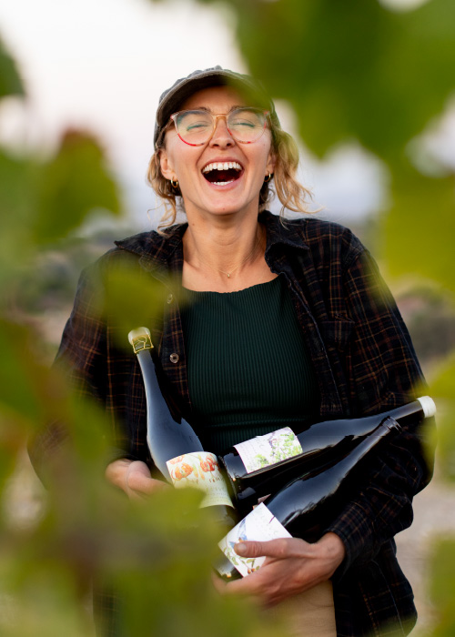 Avec l'agriculture biologique et des pratiques de vinification durables, Alice Anderson a construit la cave de ses rêves pastoraux.