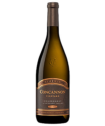 Concannon Vineyard Reserve Chardonnay 2024 est l'un des meilleurs chardonnays boisés et beurrés.