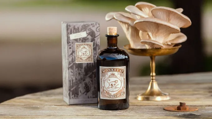 Le dernier gin Distiller's Cut de Monkey 47 est infusé de pleurotes